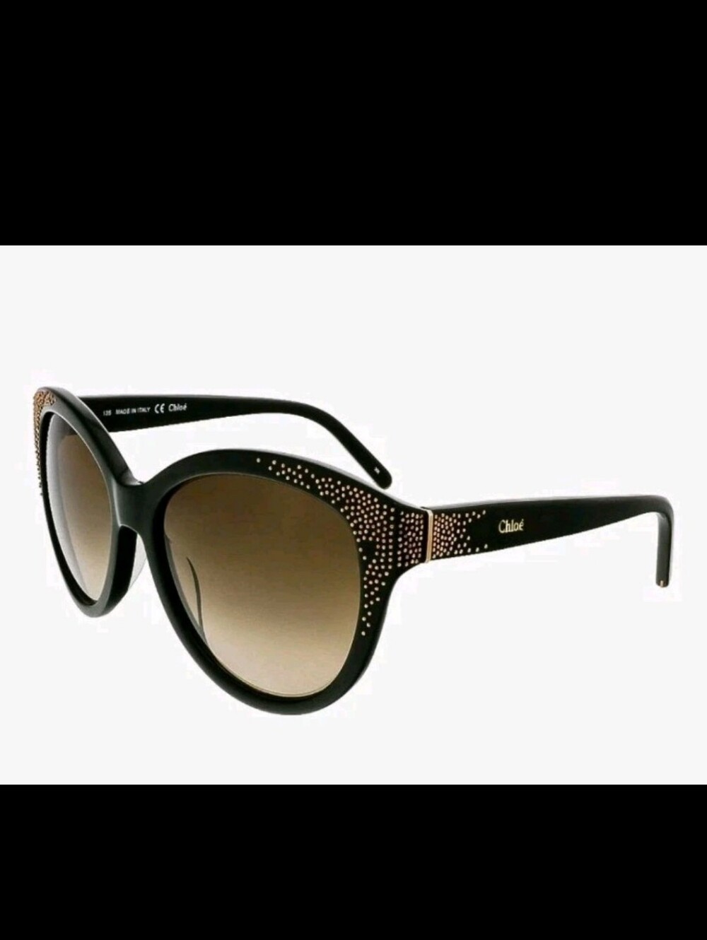 CHLOE Cateye CE 627 S 303 Khaki Sunglasses With Case